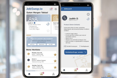 Screenshot JobSwop.io Job-App