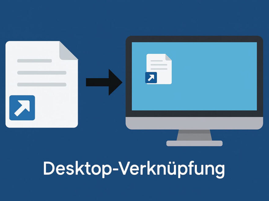 Was ist eine Desktop-Verknüpfung – einfache grafische Darstellung